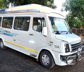 Tempo traveller for wedding group transport